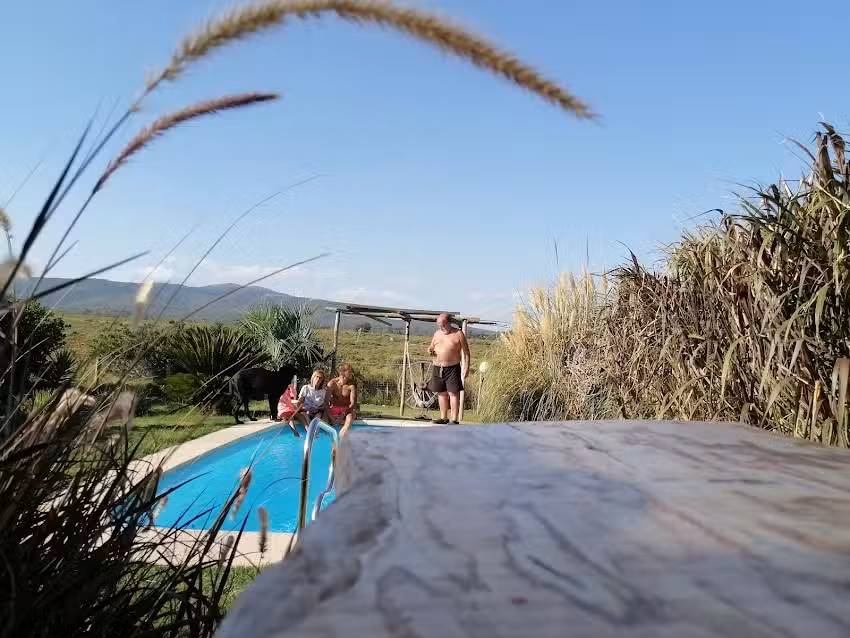 Alquiler Cabaña Bella Vista con vista a la Sierra de las Animas piscina climatizada